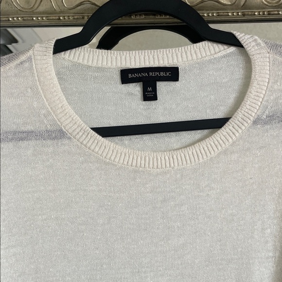 Banana Republic Cream Knit Pullover - Picture 4 of 6